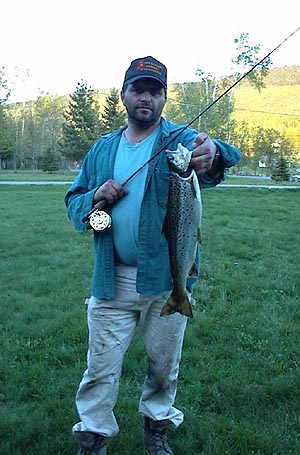 Joe Munster shows a nice catch