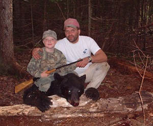 Kody with a black bear